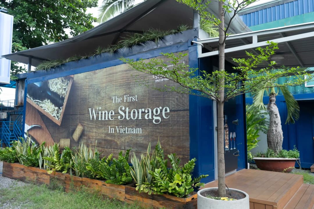 Temperature-controlled wine storage container at MyStorage