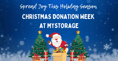 ホリデーシーズンに喜びを届けよう:MyStorageのクリスマス寄付週間