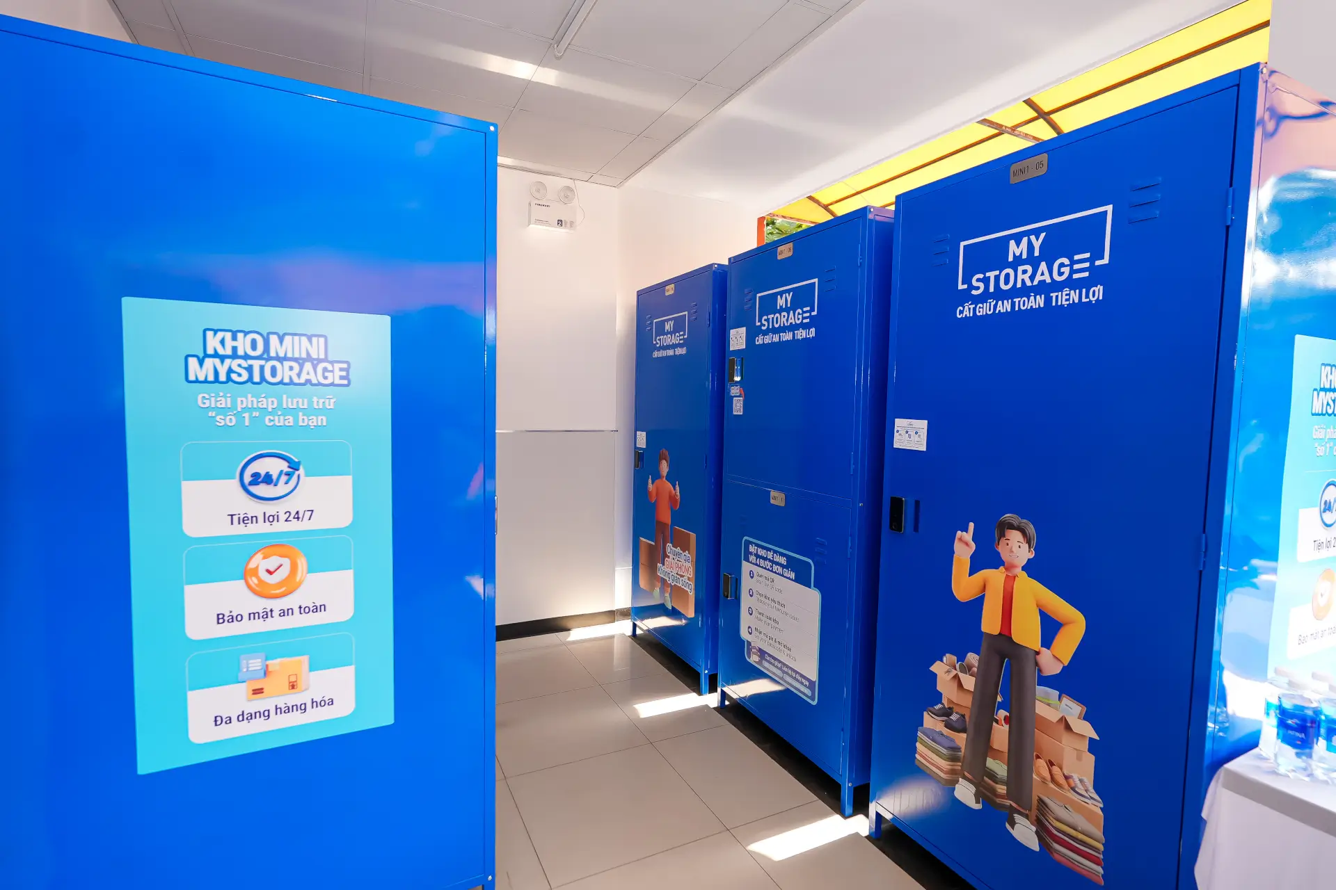 MY STORAGE locker unit inside the store