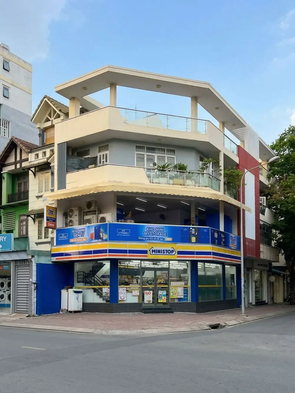 Ministop store building from the street
