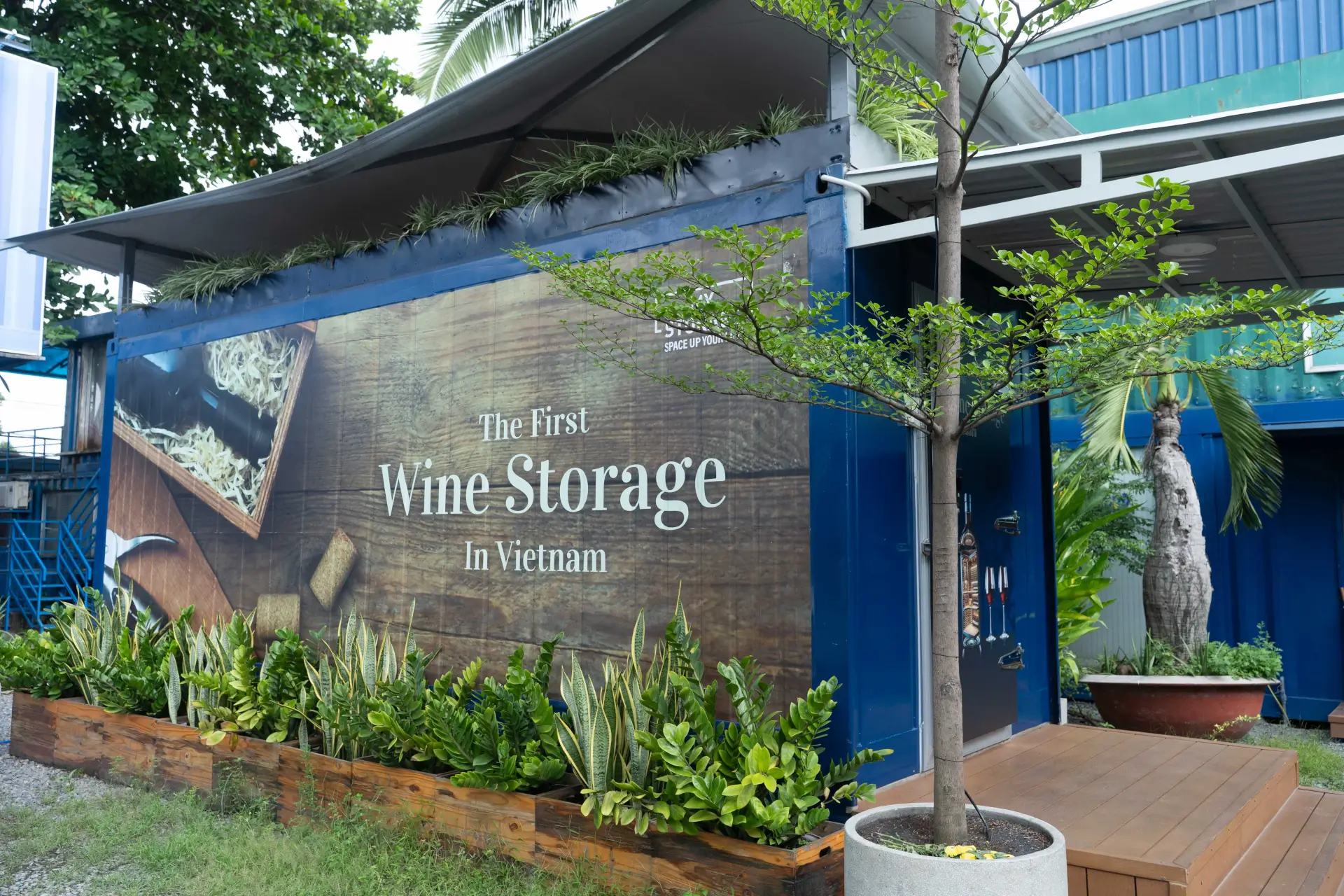 Temperature-controlled wine storage container at MyStorage