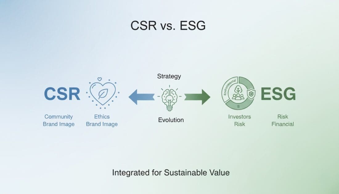 Differences Between CSR and ESG: Meaning, Roles & Application Methods