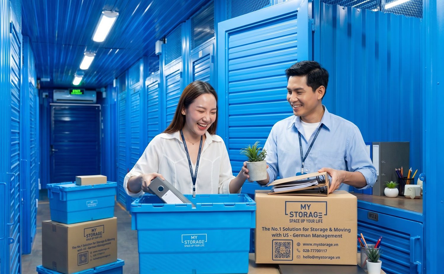 Kho tự quản cho nhân viên văn phòng chứa đồ
